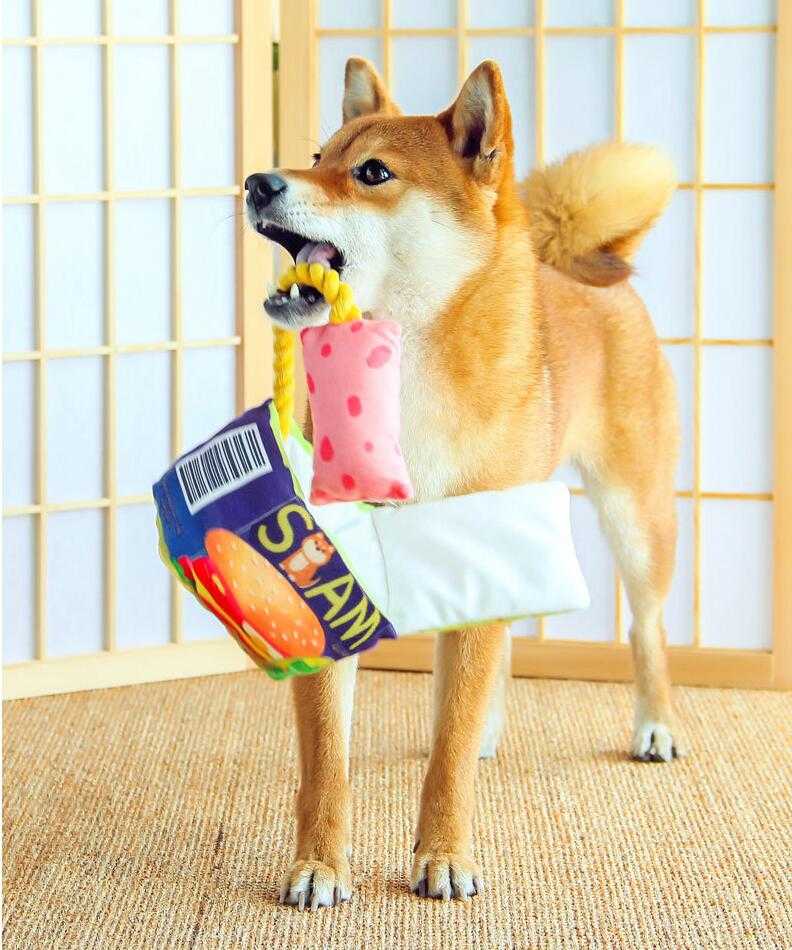 Luncheon Meat Bite Pet Toy Bite Resistant Puzzle Sounding And Anti-boring Artifact Luncheon Meat Bite Pet Toy Bite Resistant Puzzle Sounding And Anti-boring Artifact Accessories Accessories 23 Pet Palace Co