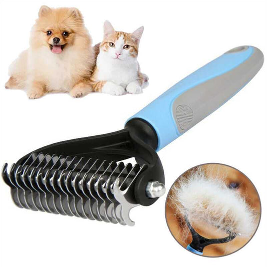 Grooming Brush For Pet Dog Cat Deshedding Tool Rake Comb Fur Remover Reduce 2-Side Dematting Tool For Dogs Cats Pets Grooming Brush Double Sided Shedding And Dematting Undercoat Rake Hair Removal Comb Grooming Brush For Pet Dog Cat Deshedding Tool Rake Comb Fur Remover Reduce 2-Side Dematting Tool For Dogs Cats Pets Grooming Brush Double Sided Shedding And Dematting Undercoat Rake Hair Removal Comb Grooming Grooming 39 Pet Palace Co