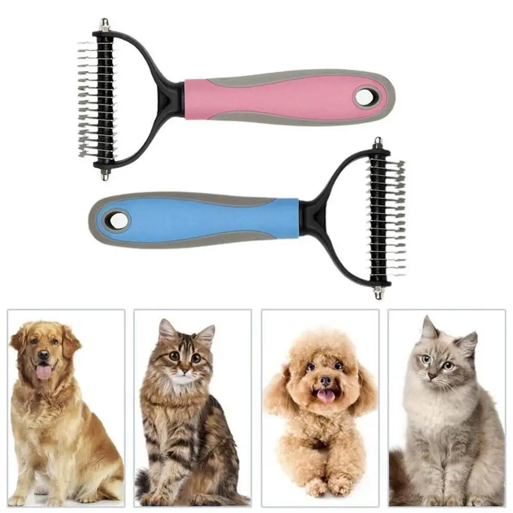 Pet Deshedding Brush Dog Hair Remover