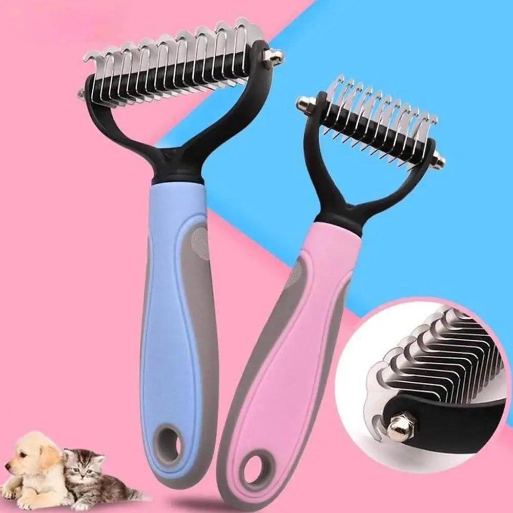 Pet Deshedding Brush Dog Hair Remover